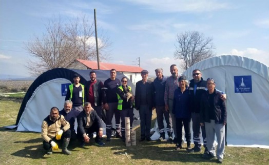 Kahramanmaraş ve çevresindeki 40 köyde İzmir dayanışması