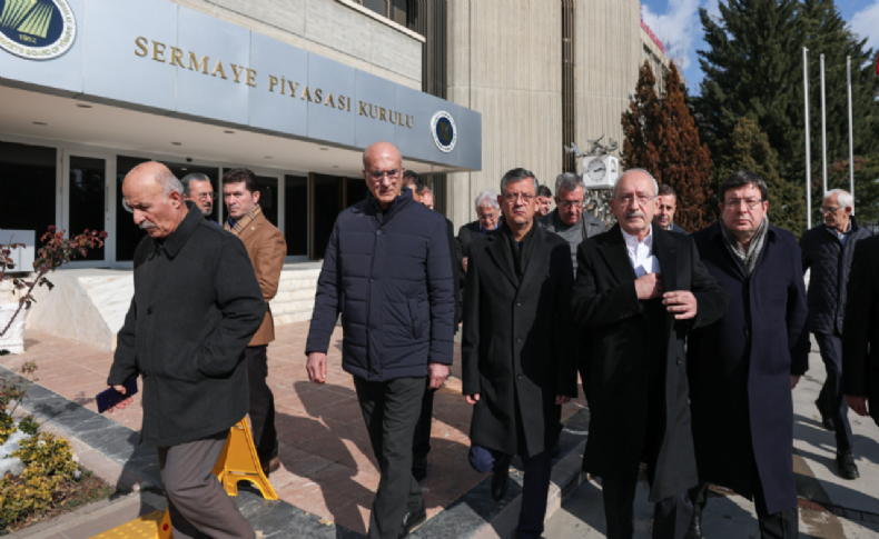 Kılıçdaroğlu SPK'ya gitti; 'Başkan istifa etsin!'
