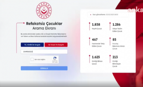 Bakanlık refakatsiz çocuklar için web sitesinde sorgu ekranı açtı