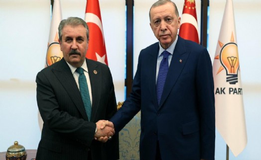 Cumhurbaşkanı Erdoğan, BBP lideri Destici ile görüştü