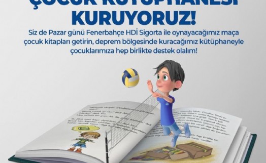 Arkas Spor’dan deprem bölgesindeki çocuklara kitap yardımı