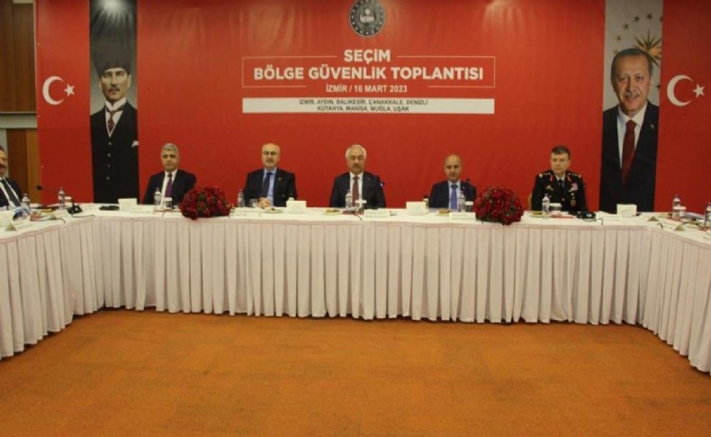 Seçim Bölge Güvenlik Toplantısı İzmir'de gerçekleştirildi
