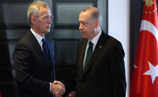 Erdoğan, NATO Genel Sekreteri Stoltenberg ile görüştü