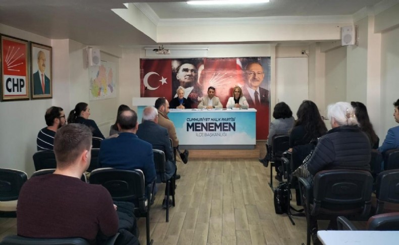 CHP Menemen ‘seçim güvenliği’ için toplandı: Her oy bize emanet