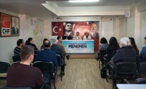 CHP Menemen ‘seçim güvenliği’ için toplandı: Her oy bize emanet