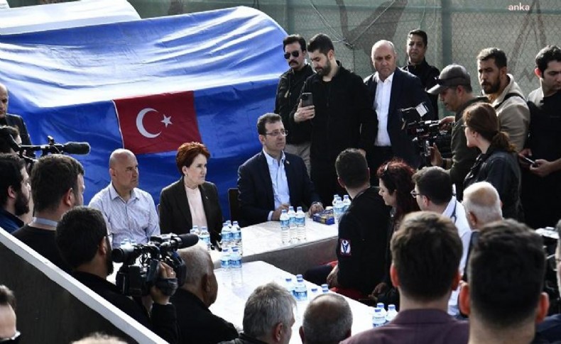 Akşener'in Hatay'da, depremin 34. gününde dinlediği  depremzede: İnşaatta yatıyorum, çadırımız yok