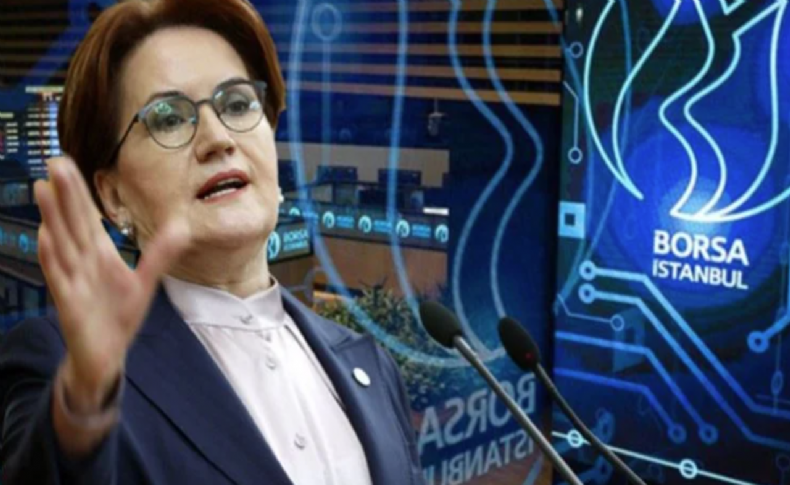 Meral Akşener'in açıklaması sonrası borsada sert düşüş