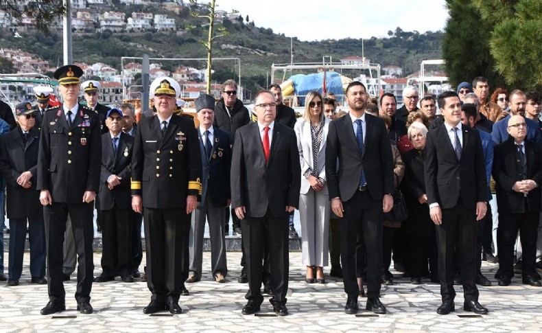 Çanakkale Zaferi'nin 108. yıl dönümü Foça'da anıldı