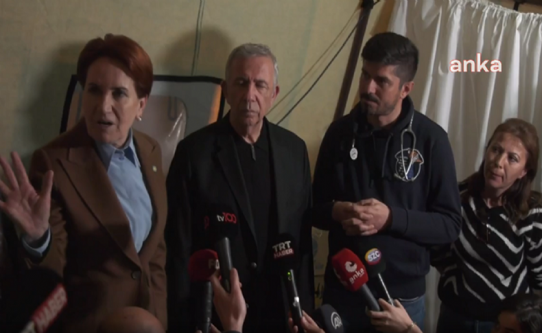 Meral Akşener, İYİ Parti'nin Kahramanmaraş'ta kurduğu çadırkenti ziyaret etti