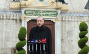 Cumhurbaşkanı Erdoğan'dan bayram namazı sonrası açıklama