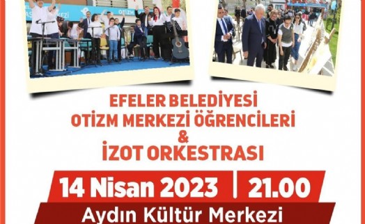 Efeler'in otizm öğrencileri ve İZOT'dan anlamlı etkinlik