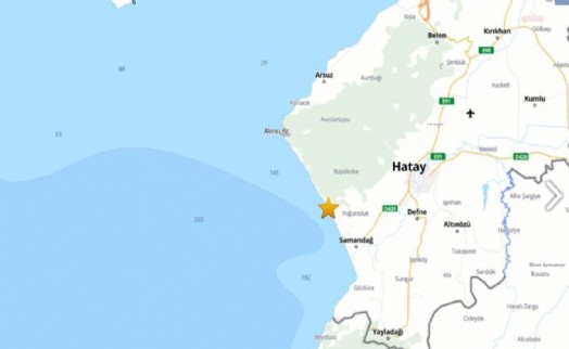 Hatay'da korkutan deprem!