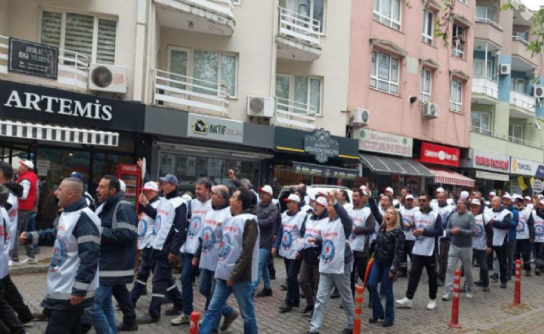 Selçuk Belediyesi işçileri greve 'evet' dedi