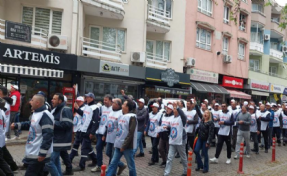 Selçuk Belediyesi işçileri greve 'evet' dedi
