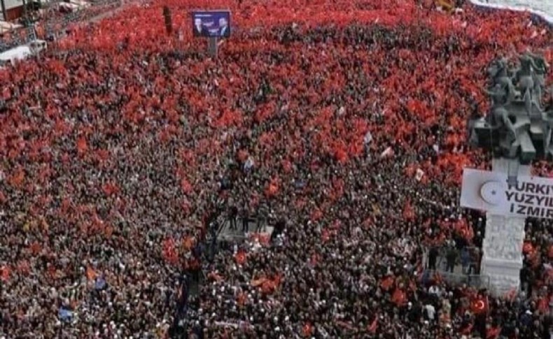 CHP’li Meclis Üyesi, Kılıçdaroğlu mitingi yerine Cumhurbaşkanı Erdoğan’ın miting fotoğrafını paylaştı