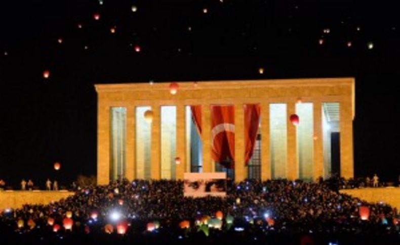 Anıtkabir'de muhteşem gece