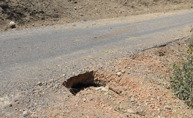 Tunceli'de 100 kiloluk bomba bulundu