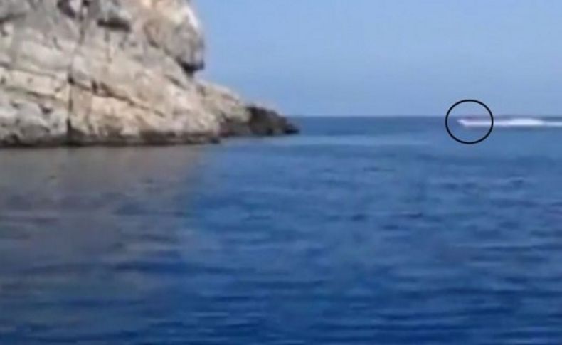 Jet-ski ile göçmen kaçakçılığı kamerada!