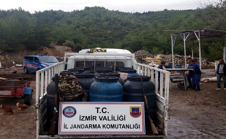 4 bin litre kaçak şarap ele geçirildi