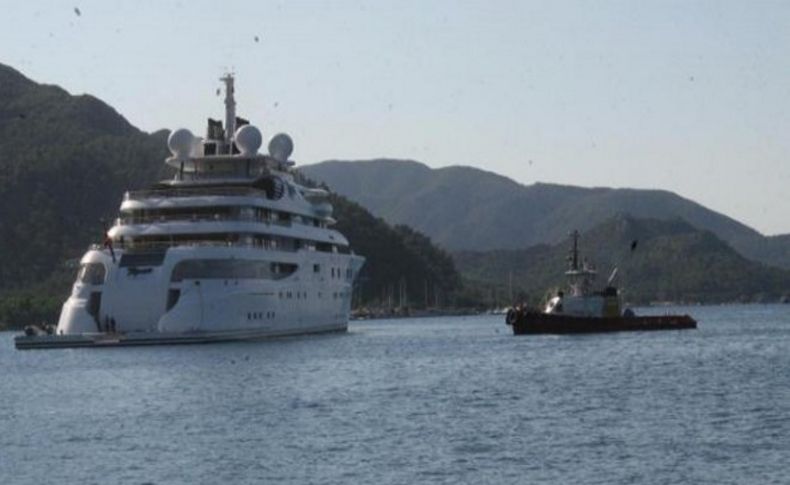 Şeyhin 400 milyon euroluk lüks yatı Marmaris'te