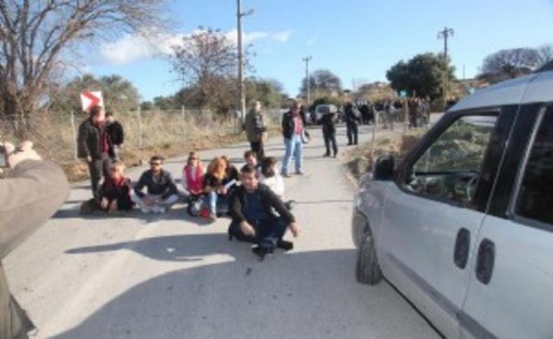 Turistik ilçede RES eylemi