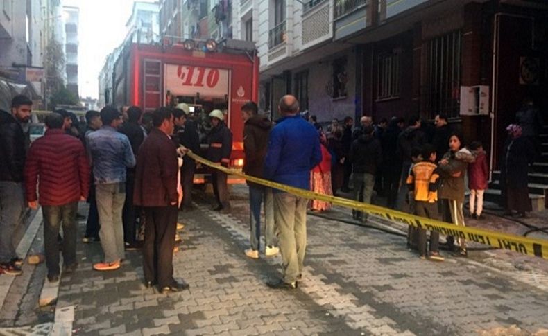 5 katlı binada dehşet anları!