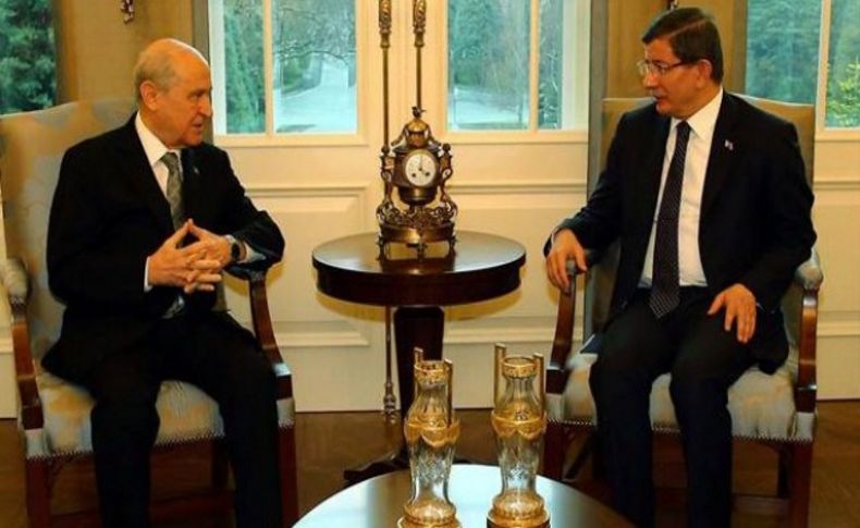 Davutoğlu-Bahçeli görüşmesi 45 dakika sürdü