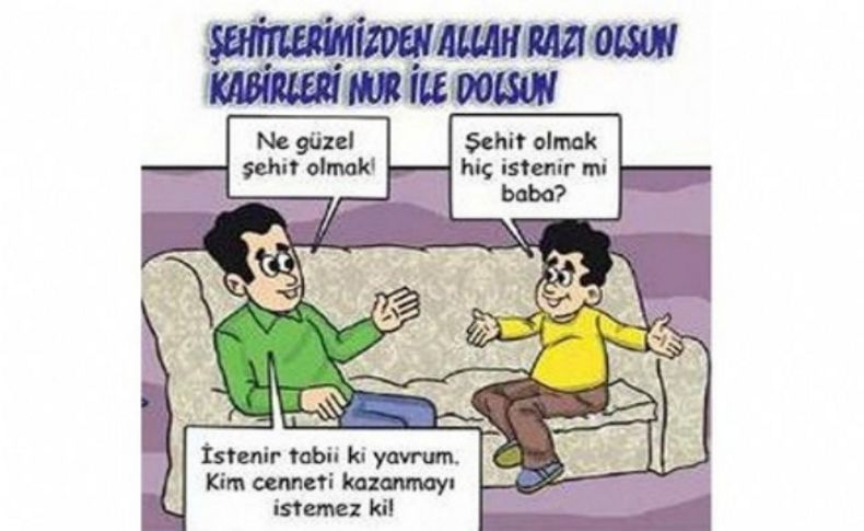 Diyanet'ten çocukları şehitliğe teşvik