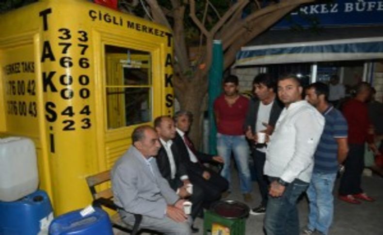 Başkan Arslan taksicileri ziyaret etti