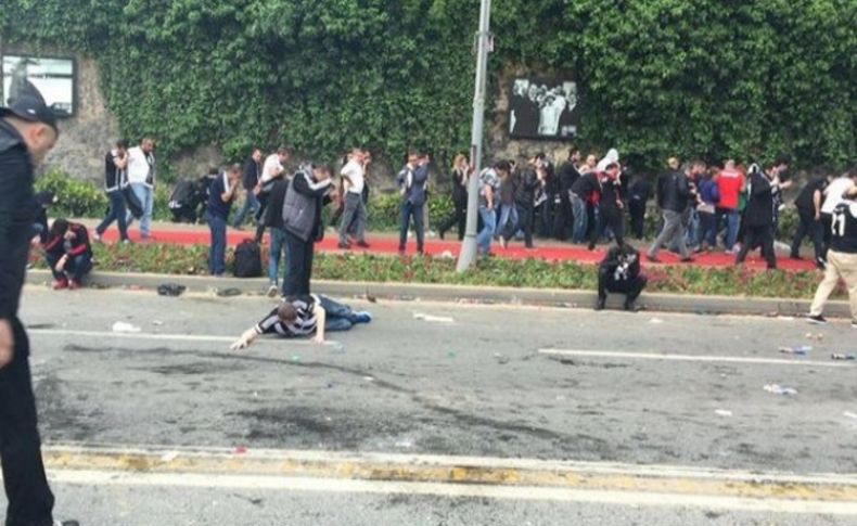 Vodafone Arena'da polis müdahalesi!