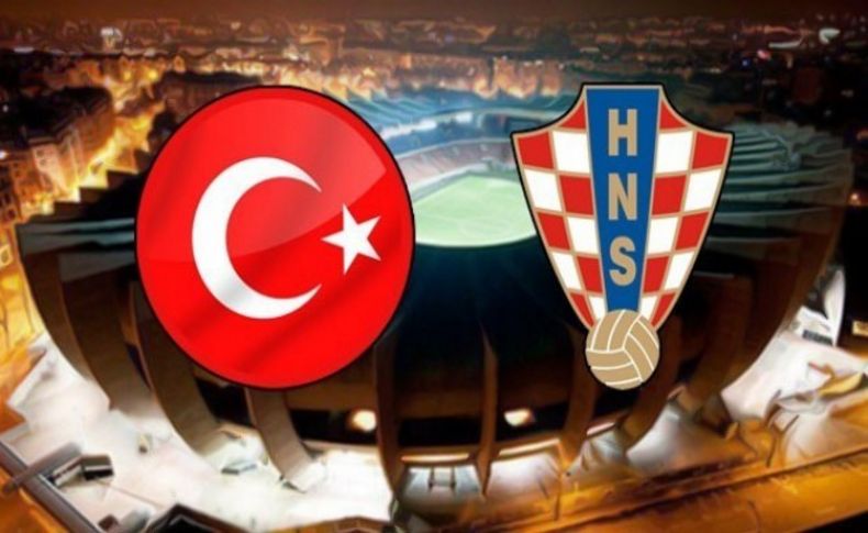 İşte Türkiye Hırvatistan maçının ilk 11'leri