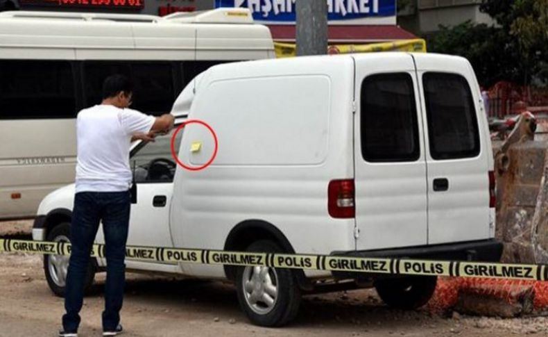 Kamyonetteki not polisi alarma geçirdi