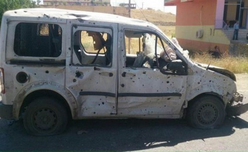 Bomba yüklü araçla saldırı; 1 şehit