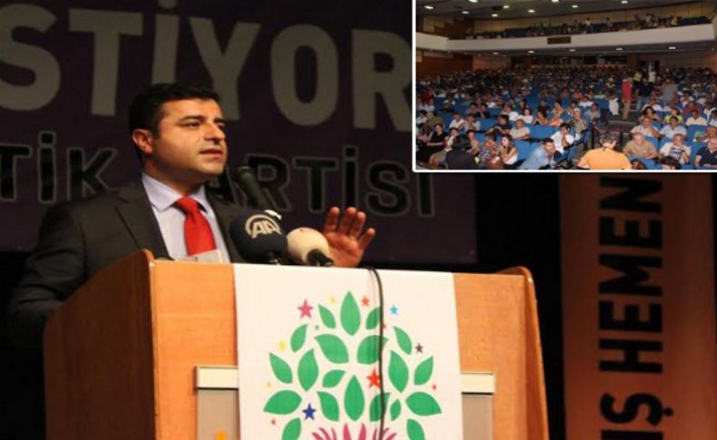 Demirtaş'tan İzmir'de Barış Toplantısı'nda mesaj seli