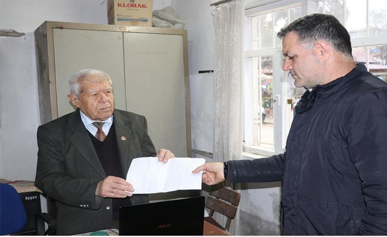 90 yaşındaki 35 yıllık muhtar yeniden aday