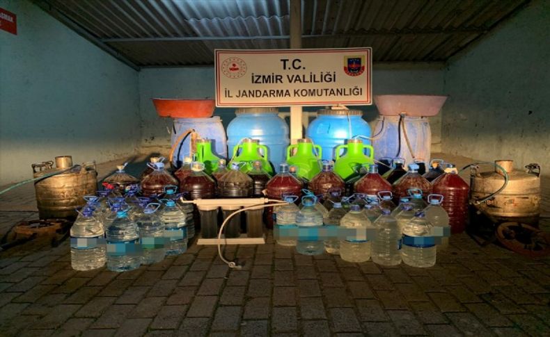 972 litre kaçak içki ele geçirildi