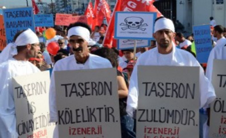 İşçiler belediye önünde nöbete başlıyor