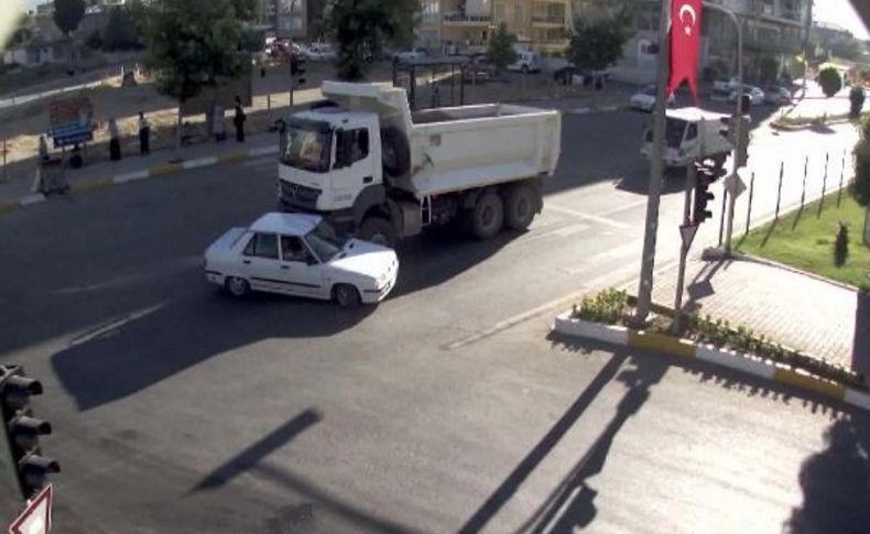 Adiyaman'da Kazalar Mobese Kameralarina Yansidi