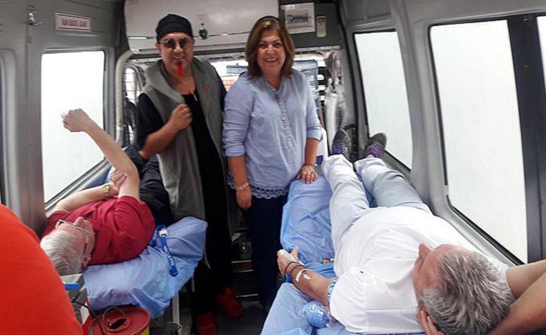 Adliyede kan bağışı