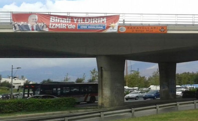 Yıldırım'ın afişleri izinsiz mi asıldı'