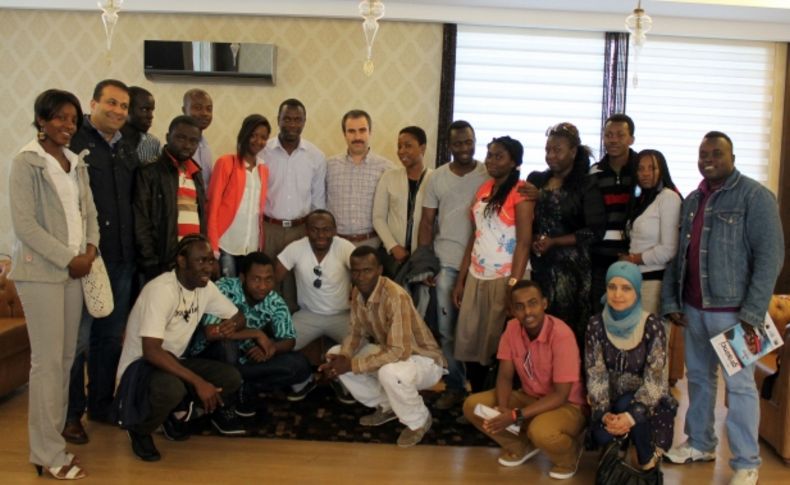 Afrikalı öğrenciler AGİD'i ziyaret etti