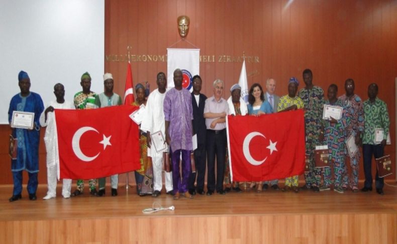 Afrikalıların Nazilli'deki pamuk kursu sona erdi