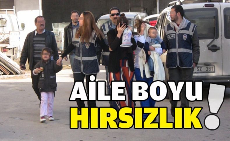 Aile boyu hırsızlık güvenlik kamerasında