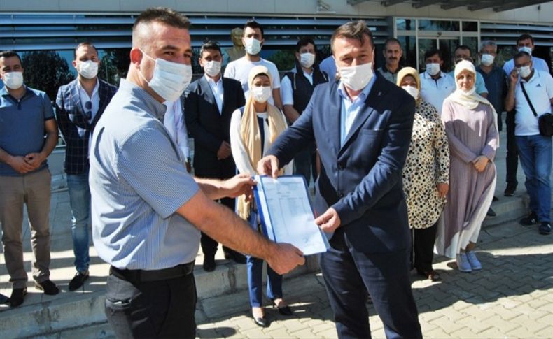 AK Parti Ödemiş İlçe Başkanı Şen mazbatasını aldı