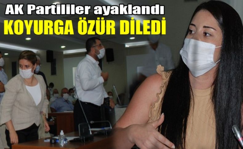 AK Partililer ayaklandı Koyurga özür diledi