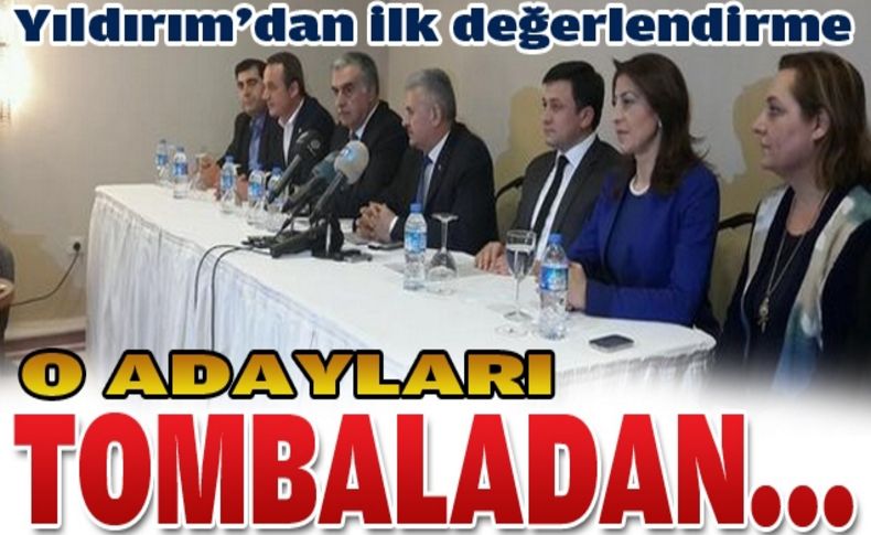 AK Parti adaylarına “Yıldırım“ bakış