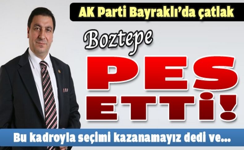 AK Parti Bayraklı’da Boztepe çatlağı