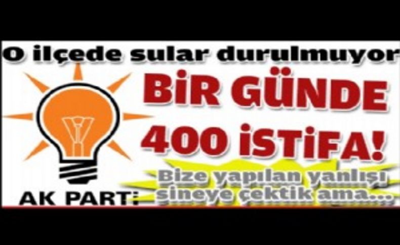 AK Parti Seferihisar’da istifa rüzgarı