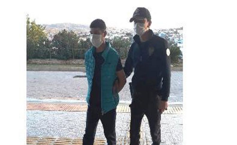 Akrabasını soydu!