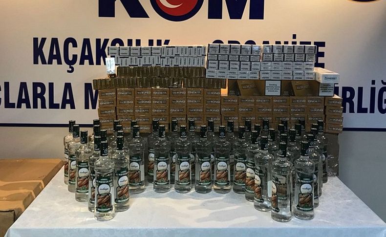 Aliağa'da kaçakçılık operasyonu